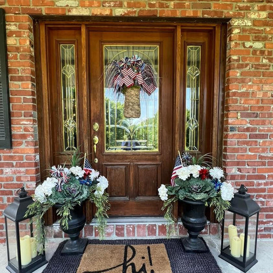 Real vs. Faux Florals: What Belongs on Your Front Porch?