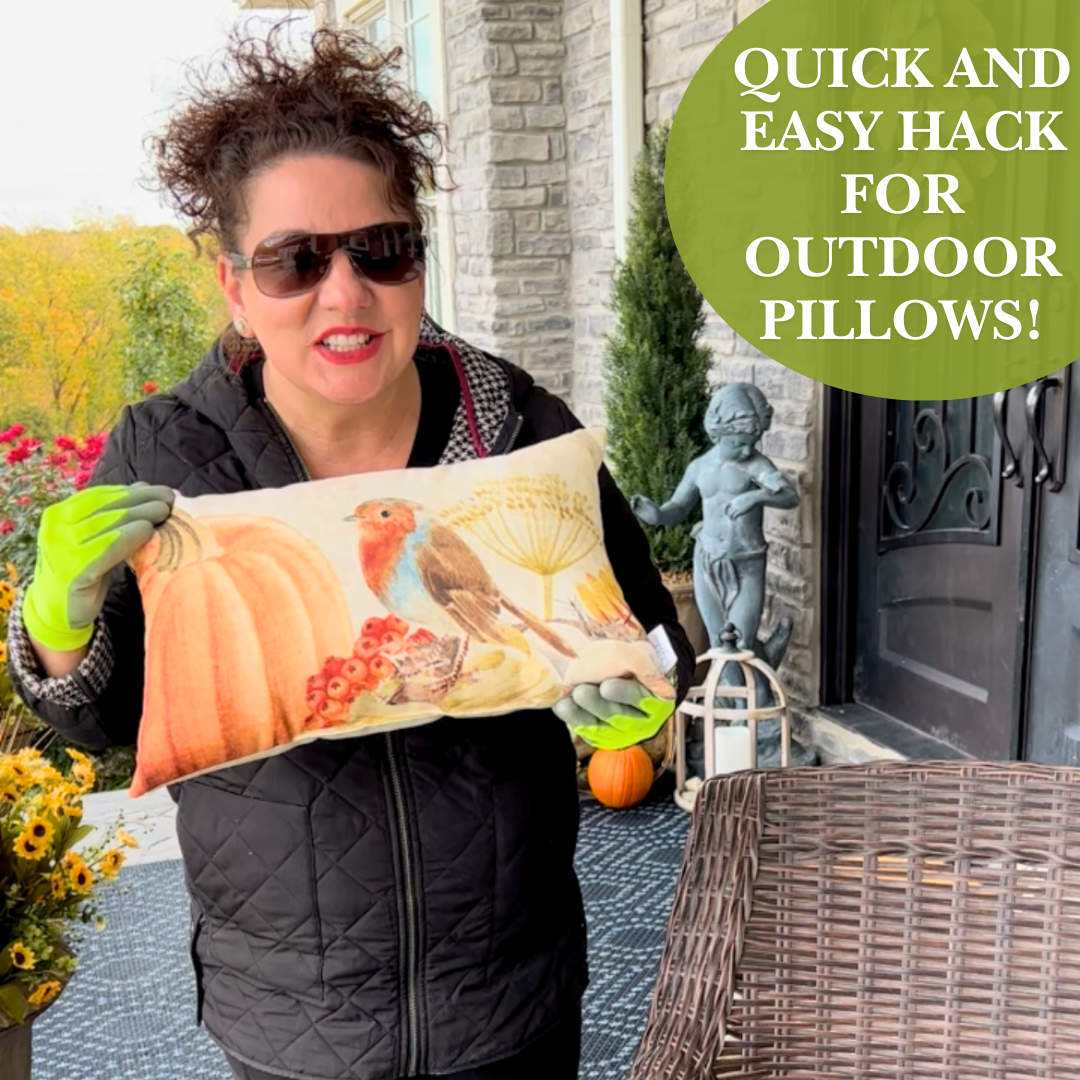 Easy Hack to Keep Outdoor Pillows in Place: Zip Tying for Wind-Proof Style!