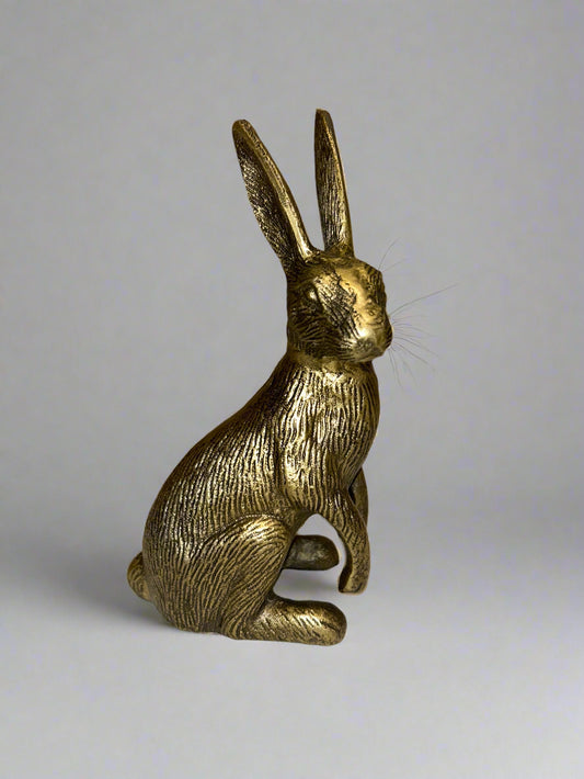 Brass Metal Rabbit Statue