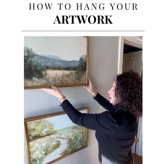 How to Hang Your Artwork Guide